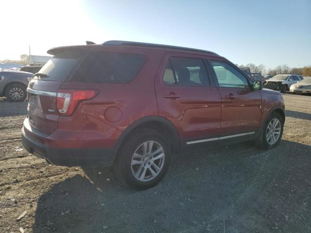 1FM5K8DH2JGB02404 - 2018 FORD EXPLORER XLT RED photo 3