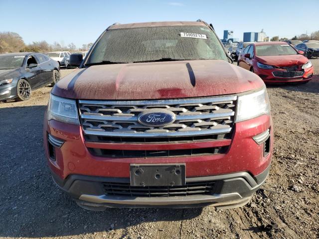 1FM5K8DH2JGB02404 - 2018 FORD EXPLORER XLT RED photo 5