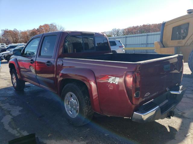 1GCDT13E288135841 - 2008 CHEVROLET COLORADO BURGUNDY photo 2