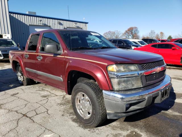 1GCDT13E288135841 - 2008 CHEVROLET COLORADO BURGUNDY photo 4