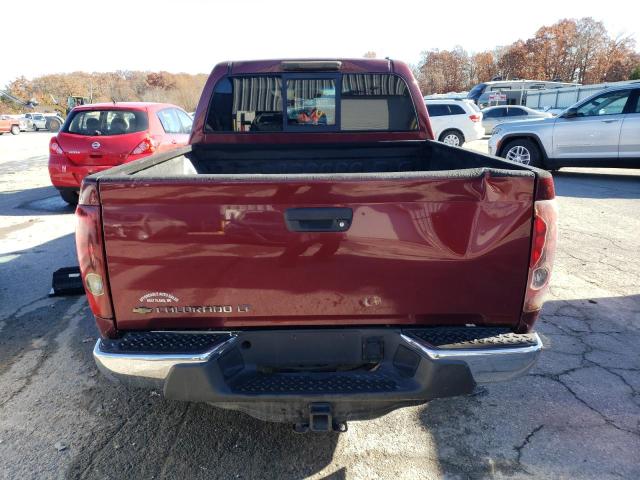 1GCDT13E288135841 - 2008 CHEVROLET COLORADO BURGUNDY photo 6