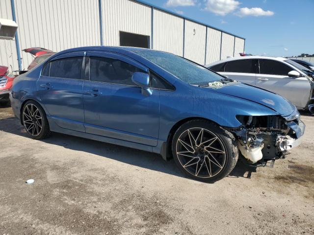 2HGFA16538H509105 - 2008 HONDA CIVIC LX BLUE photo 4