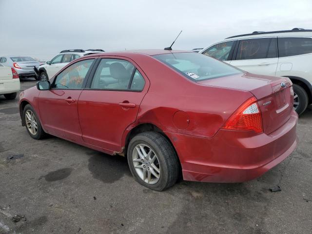 3FAHP0GA3AR176156 - 2010 FORD FUSION S RED photo 2