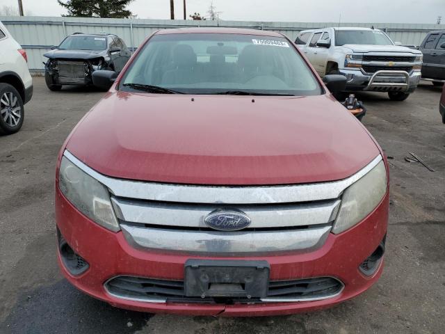 3FAHP0GA3AR176156 - 2010 FORD FUSION S RED photo 5