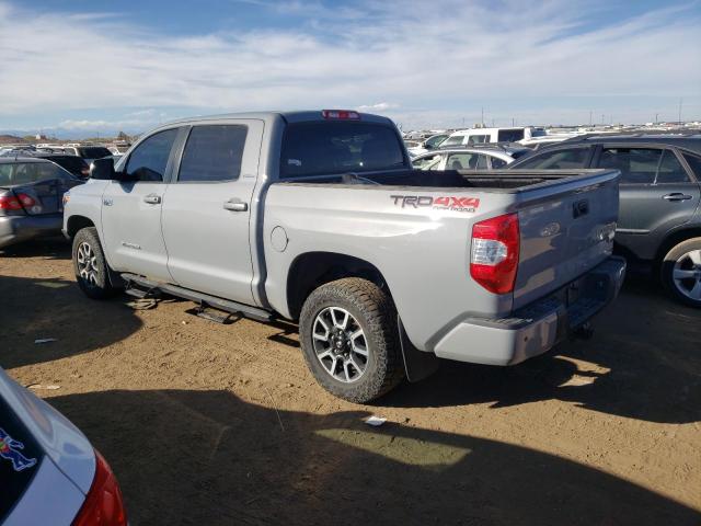 5TFHY5F18JX716758 - 2018 TOYOTA TUNDRA CREWMAX LIMITED GRAY photo 2