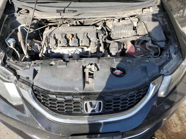 19XFB2F98EE054831 - 2014 HONDA CIVIC EXL შავი ფოტო 11