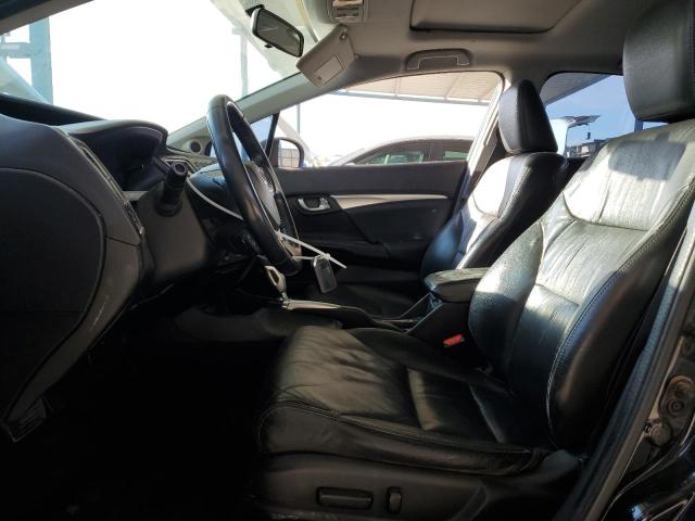 19XFB2F98EE054831 - 2014 HONDA CIVIC EXL შავი ფოტო 7