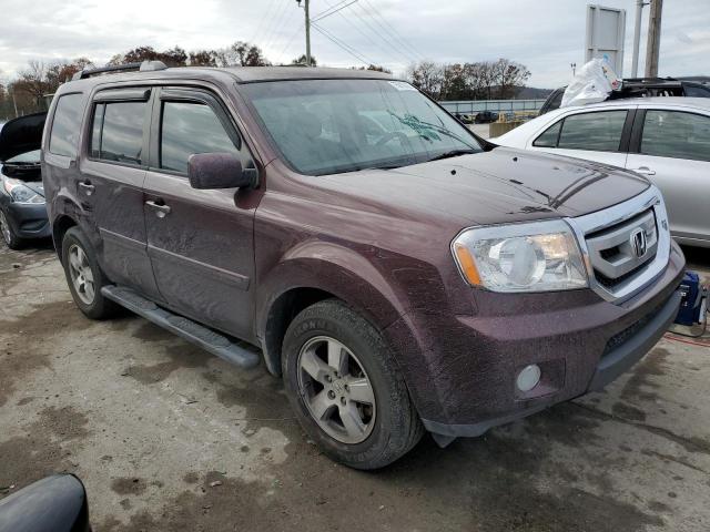 5FNYF3H47BB005355 - 2011 HONDA PILOT EX BURGUNDY photo 4