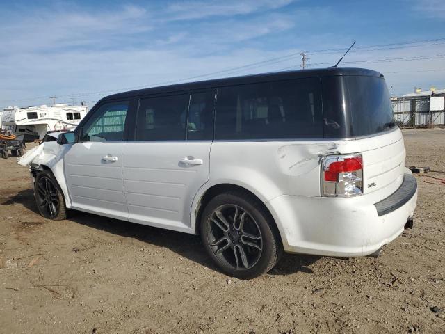 2FMGK5C81EBD22123 - 2014 FORD FLEX SEL TWO TONE photo 2