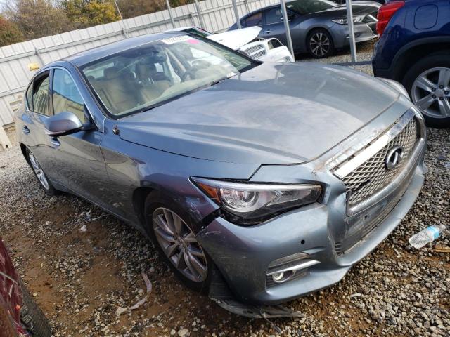 JN1AV7AP3EM691862 - 2014 INFINITI Q50 HYBRID PREMIUM GRAY photo 4