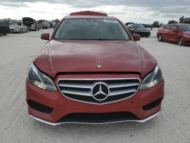 WDDHF5KB1GB257783 - 2016 MERCEDES-BENZ E 350 RED photo 5