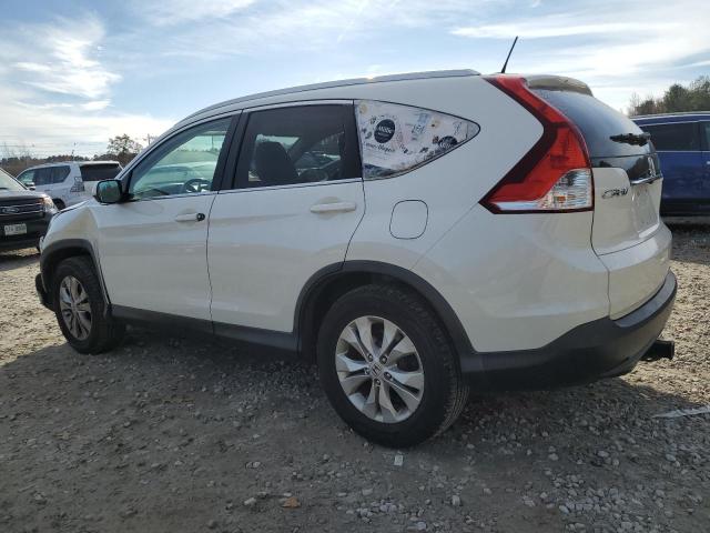 5J6RM4H7XEL097602 - 2014 HONDA CR-V EXL WHITE photo 2