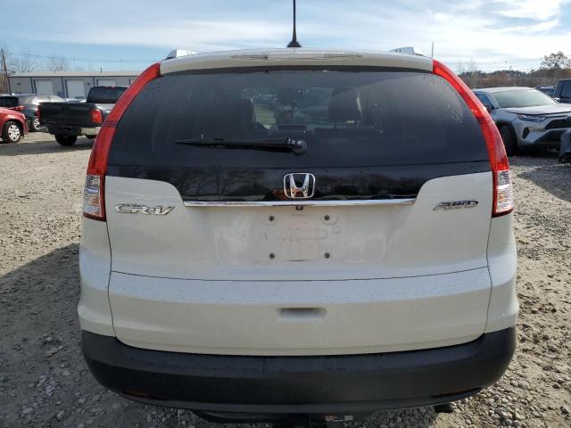 5J6RM4H7XEL097602 - 2014 HONDA CR-V EXL WHITE photo 6