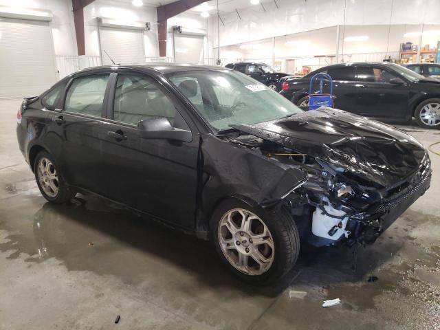 1FAHP35N08W243844 - 2008 FORD FOCUS SE BLACK photo 4