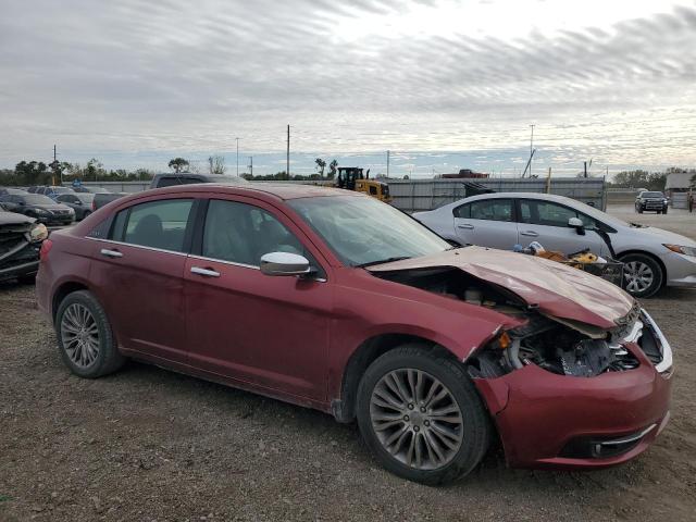 1C3BC2FB3BN503908 - 2011 CHRYSLER 200 LIMITED BURGUNDY photo 4