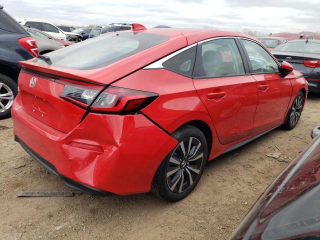 19XFL1H71PE014175 - 2023 HONDA CIVIC EXL წითელი ფოტო 3