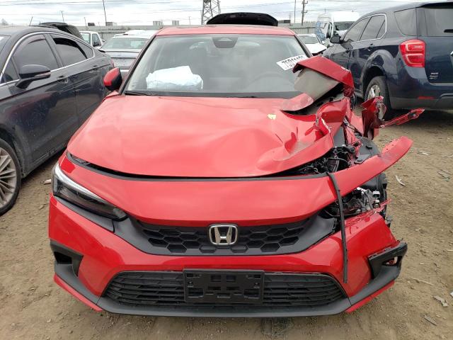 19XFL1H71PE014175 - 2023 HONDA CIVIC EXL RED photo 5