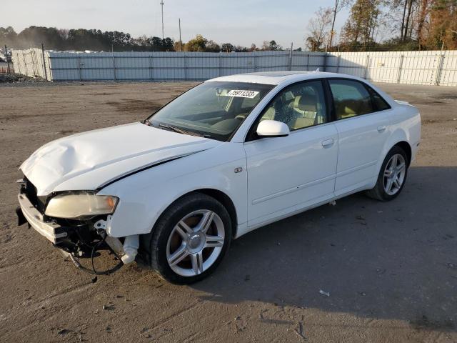 WAUDF78E17A235582 - 2007 AUDI A4 2.0T QUATTRO WHITE photo 1