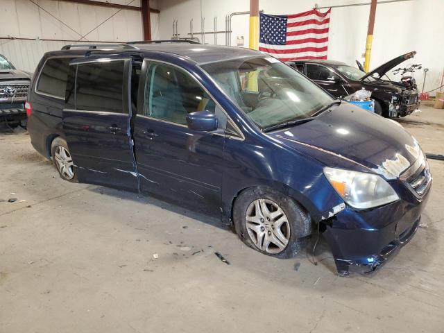 5FNRL38487B078786 - 2007 HONDA ODYSSEY EX BLUE photo 4