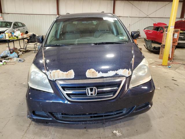 5FNRL38487B078786 - 2007 HONDA ODYSSEY EX BLUE photo 5