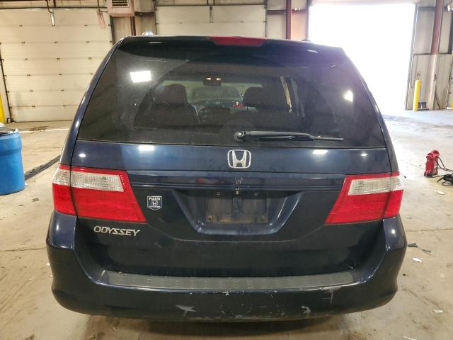 5FNRL38487B078786 - 2007 HONDA ODYSSEY EX BLUE photo 6