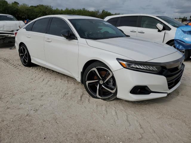 1HGCV2F32MA007643 - 2021 HONDA ACCORD SPORT თეთრი ფოტო 4