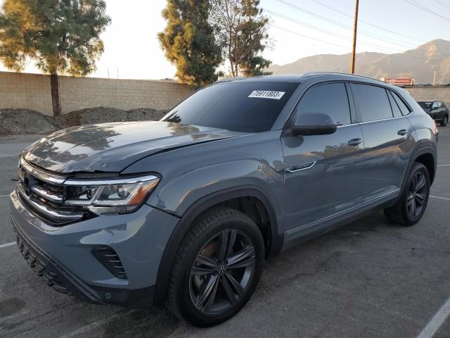 1V2PE2CA7MC223221 - 2021 VOLKSWAGEN ATLAS CROS SE Серый фото 1