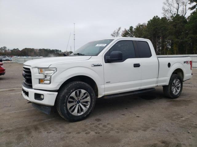 1FTEX1EP4HFC29948 - 2017 FORD F150 SUPER CAB WHITE photo 1