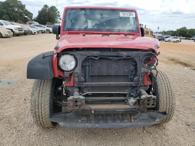 1C4BJWDG2EL223095 - 2014 JEEP WRANGLER U SPORT RED photo 5