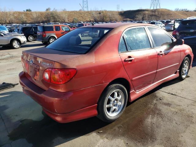 1NXBR32E33Z097146 - 2003 TOYOTA COROLLA CE RED photo 3