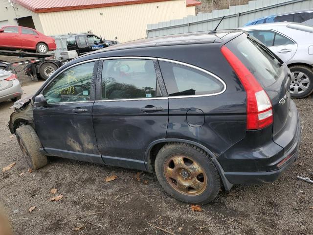 5J6RE4H38BL113236 - 2011 HONDA CR-V LX BLACK photo 2