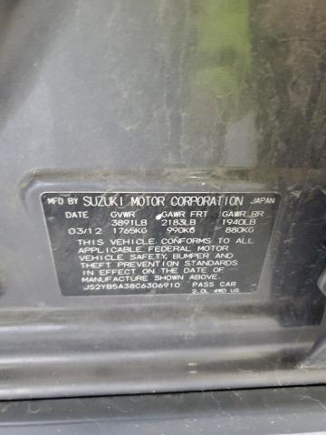 JS2YB5A38C6306910 - 2012 SUZUKI SX4 CHARCOAL photo 12