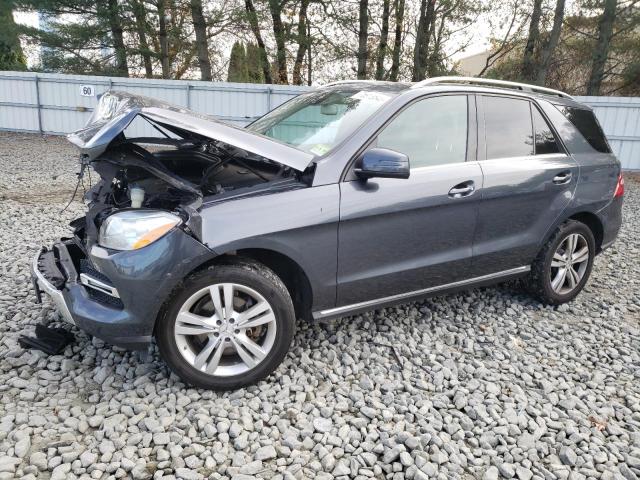 4JGDA5HB1EA348985 - 2014 MERCEDES-BENZ ML 350 4MATIC GRAY photo 1