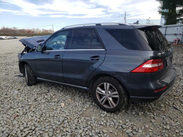 4JGDA5HB1EA348985 - 2014 MERCEDES-BENZ ML 350 4MATIC GRAY photo 2