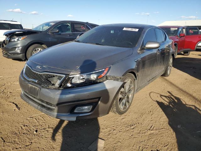 5XXGR4A66FG491468 - 2015 KIA OPTIMA SX GRAY photo 1