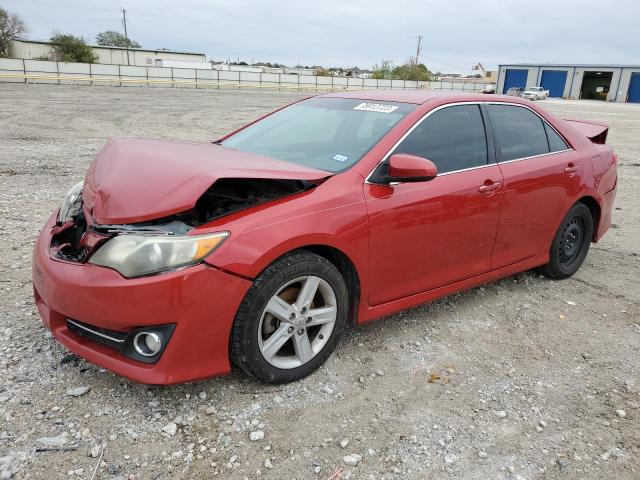 4T1BF1FKXDU698925 - 2013 TOYOTA CAMRY L RED photo 1