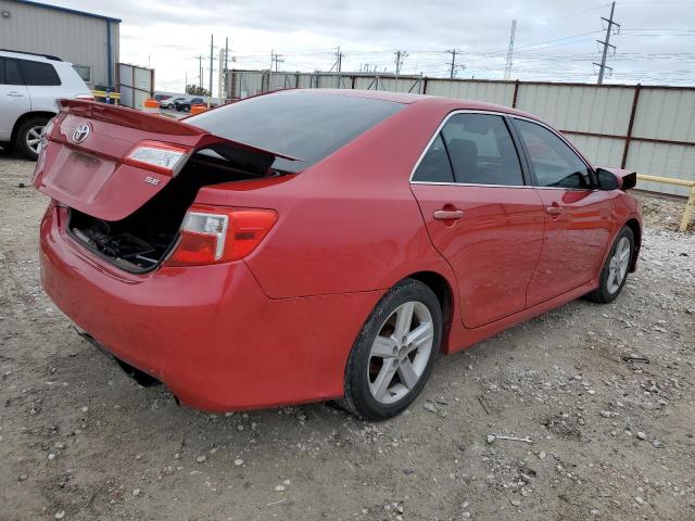 4T1BF1FKXDU698925 - 2013 TOYOTA CAMRY L RED photo 3