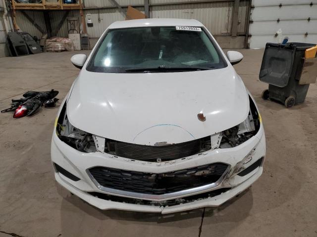 3G1BE6SM0JS653573 - 2018 CHEVROLET CRUZE LT WHITE photo 5