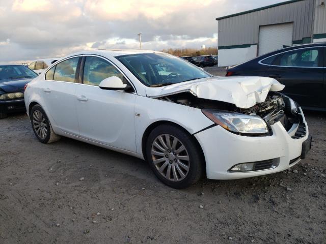 2G4GX5GV3B9191362 - 2011 BUICK REGAL CXL WHITE photo 4