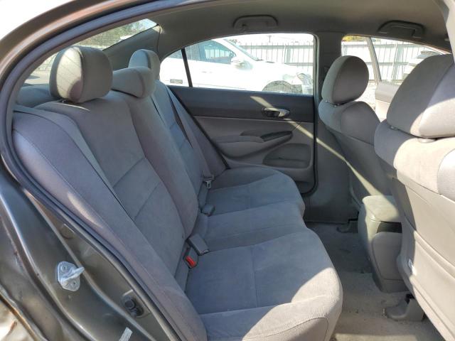 JHMFA16557S005627 - 2007 HONDA CIVIC LX GRAY photo 10