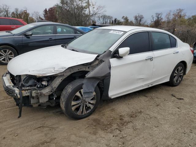 1HGCR2F33FA253480 - 2015 HONDA ACCORD LX WHITE photo 1