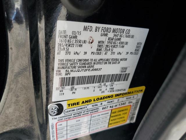 5LMJJ2JT2FEJ09537 - 2015 LINCOLN NAVIGATOR შავი ფოტო 13