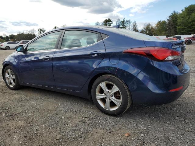 5NPDH4AE4GH766077 - 2016 HYUNDAI ELANTRA SE BLUE photo 2