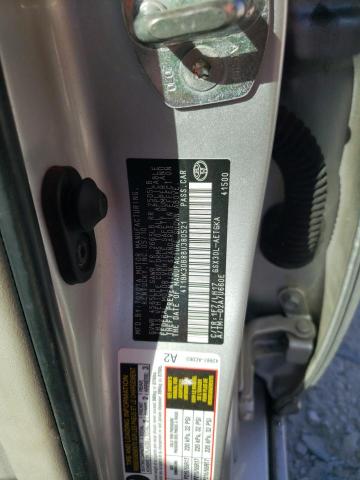 4T1BK3DB8BU380521 - 2011 TOYOTA AVALON BASE 银色 照片 12