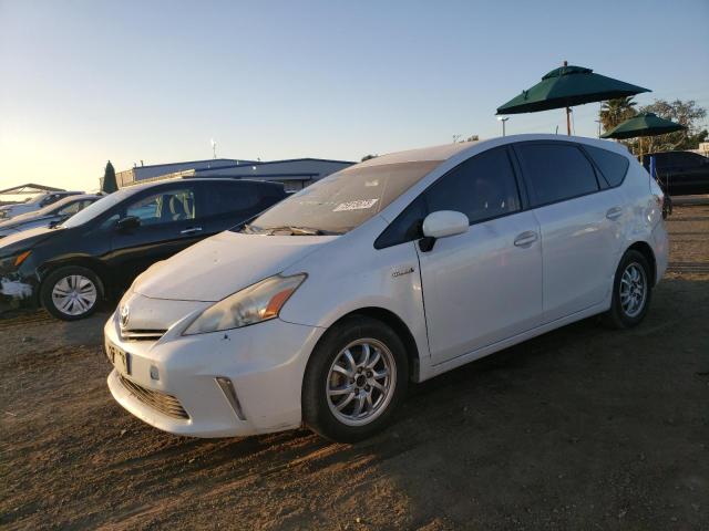 JTDZN3EU2E3318133 - 2014 TOYOTA PRIUS V WHITE photo 1