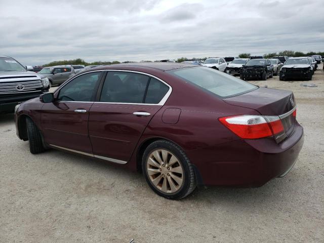 1HGCR2F77DA097850 - 2013 HONDA ACCORD EX MAROON photo 2