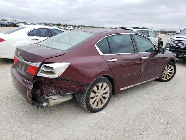 1HGCR2F77DA097850 - 2013 HONDA ACCORD EX MAROON photo 3