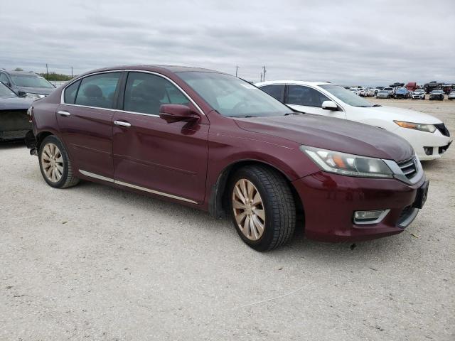 1HGCR2F77DA097850 - 2013 HONDA ACCORD EX MAROON photo 4