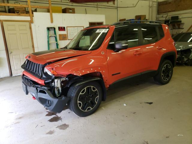 ZACCJBCT6FPC12612 - 2015 JEEP RENEGADE TRAILHAWK ORANGE photo 1