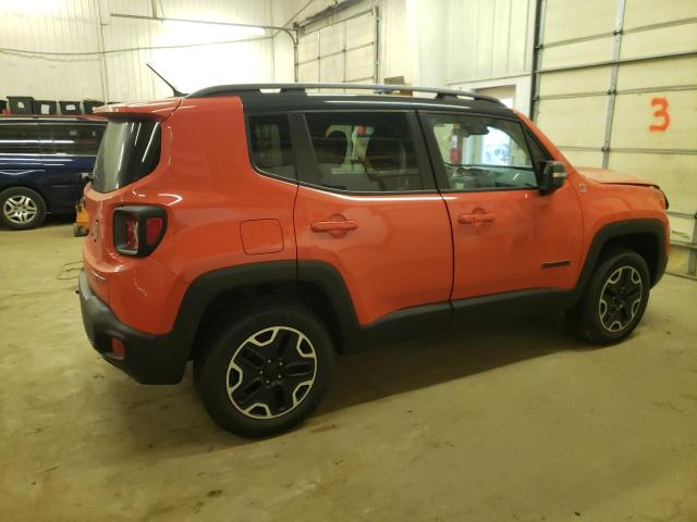 ZACCJBCT6FPC12612 - 2015 JEEP RENEGADE TRAILHAWK ORANGE photo 3